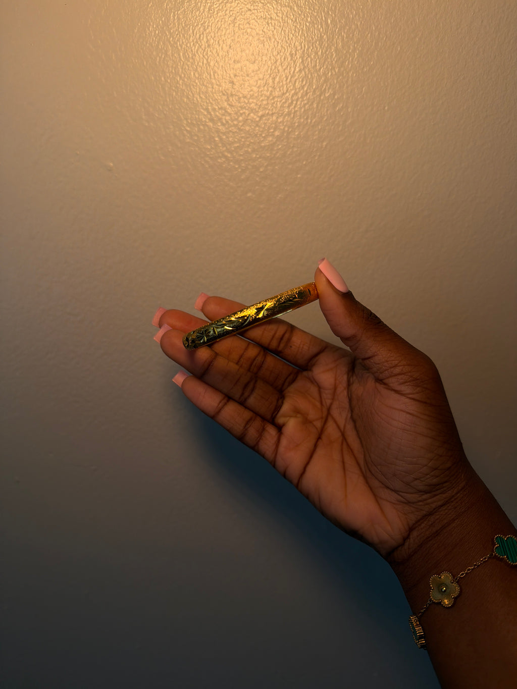 Gold plated bangles