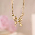 Bling butterfly necklace